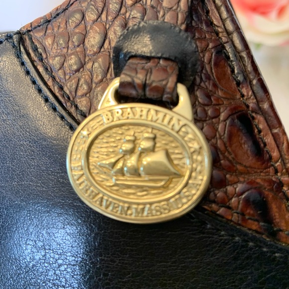 Brahmin Tuscan Collection Baguette Leather Bag EUC - Picture 9 of 13